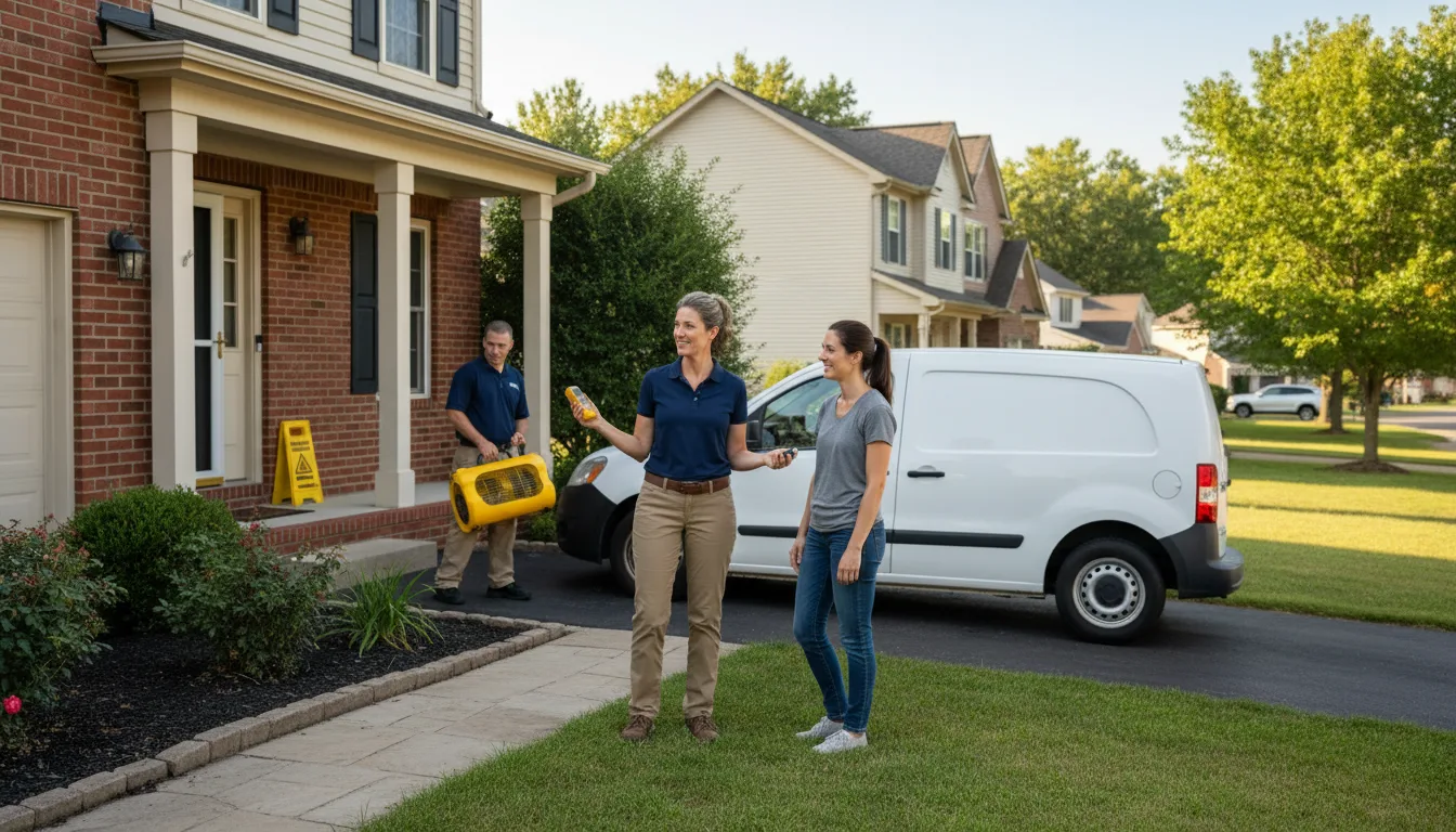 Water restoration image for Mildew Remediation in Burlington, KY